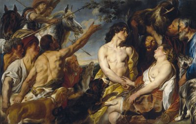 Meleager a Atalanta od Jacob Jordaens