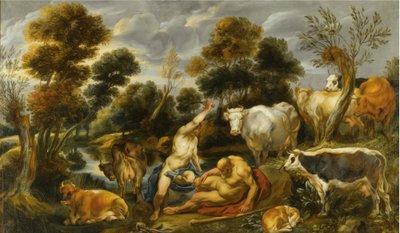 Merkur stíná hlavu Argovi (Ovidius, Met.I, 568-721) od Jacob Jordaens