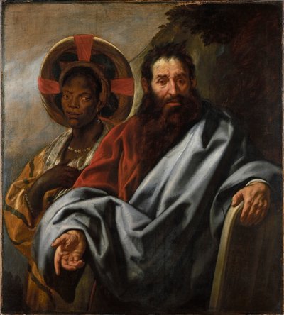 Mojžíš a jeho etiopská manželka Zipporah, mezi 1645 a 1649. od Jacob Jordaens