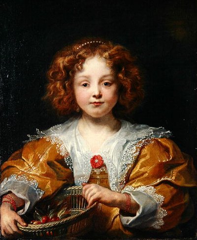 Portrét Anny Catheriny (olej na panelu) od Jacob Jordaens