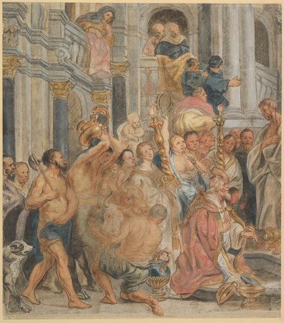 Svatý Pavel v Lystře od Jacob Jordaens