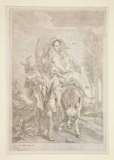Útěk do Egypta od Jacob Jordaens
