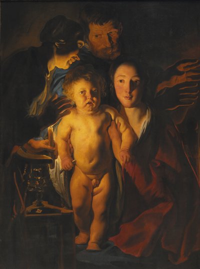 Svatá rodina, kolem 1621-2 od Jacob Jordaens