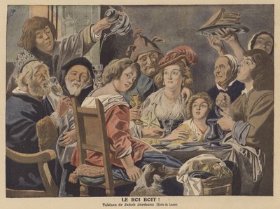 Král pije od Jacob Jordaens