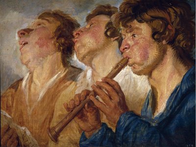 Tři buskeři od Jacob Jordaens
