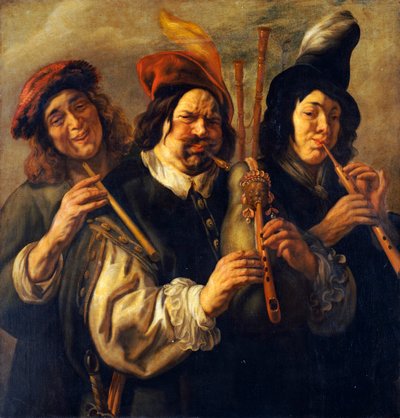 Tři hudebníci od Jacob Jordaens