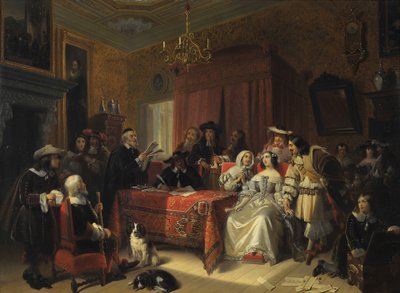 Čtení závěti od Jacob Joseph Eckhout