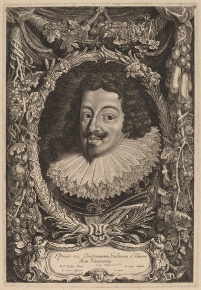 Ludvík XIII., král Francie od Jacob Louis after Sir Peter Paul Rubens