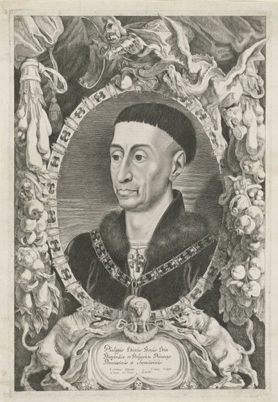 Portrét Philipa de Goede Vévodové z Burgundska (název série) od Jacob Louys