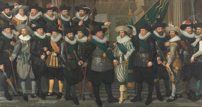 Občanští gardisté ​​roty kapitána Jacoba Pieterszna Hooghkamera a poručíka Pietera Jacobszna van Rijna od Jacob Lyon