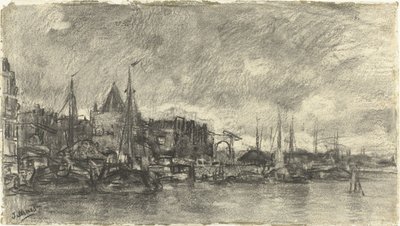 Exteriér s Schreierstoren v Amsterdamu od Jacob Maris