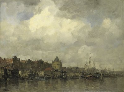 Schreierstoren na vnější straně v Amsterdamu od Jacob Maris