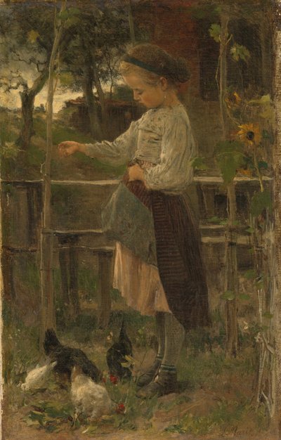 Krmení kuřat od Jacob Maris