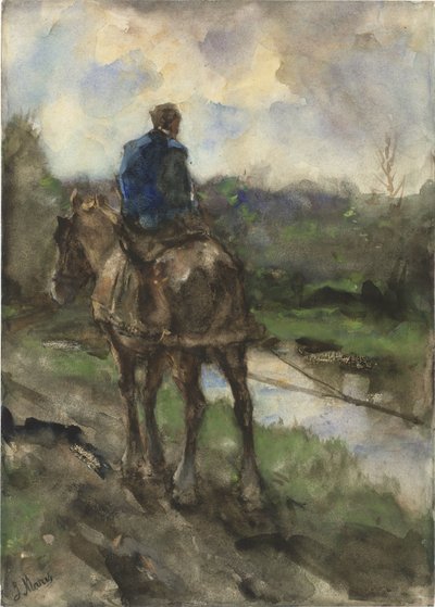 Lovec na koni na vlečné dráze od Jacob Maris