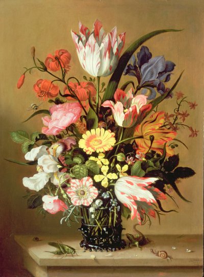 Květiny ve váze, 1635 od Jacob Marrel
