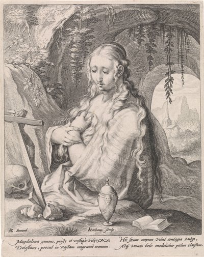 Marie Magdaleny do Boetawardi od Jacob Matham