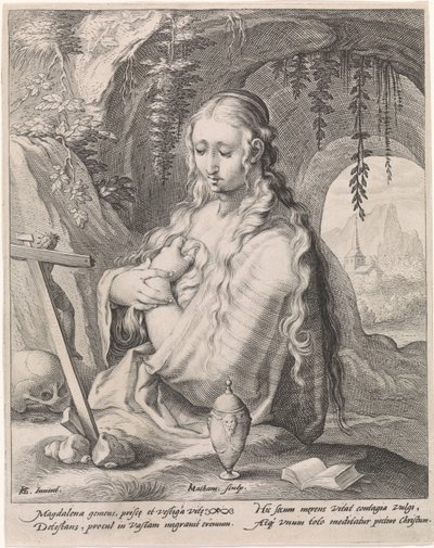 Marie Magdaleny do Boetawardi od Jacob Matham