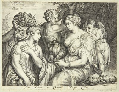 Ceres, Bacchus a Venuše od Jacob Matham
