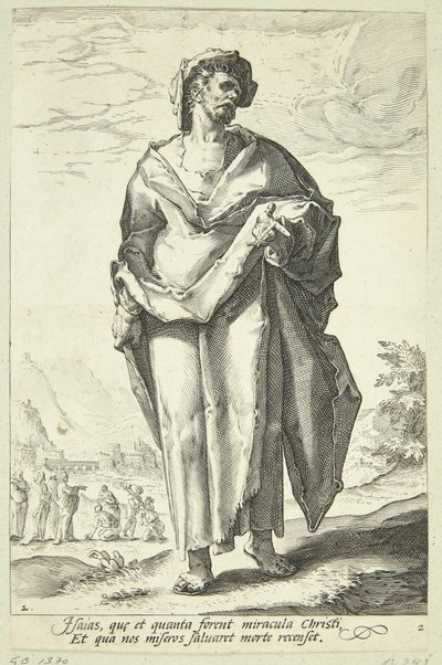 Izajáš od Jacob Matham