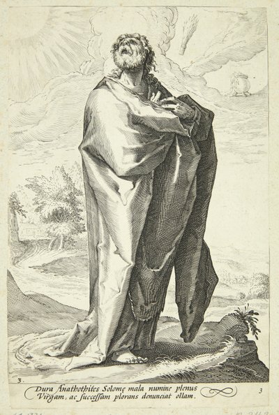Jeremiáš od Jacob Matham