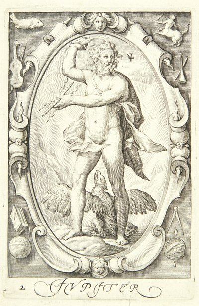Jupiter od Jacob Matham