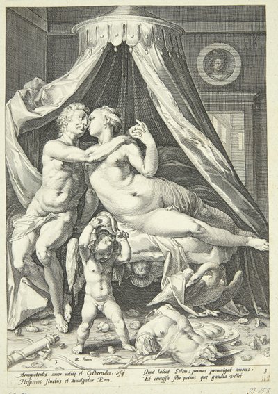 Mars a Venuše od Jacob Matham
