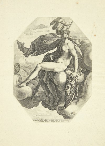 Minerva od Jacob Matham