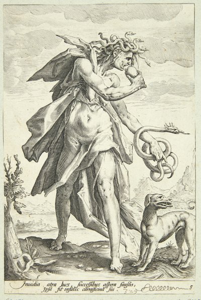 Žárlivost od Jacob Matham