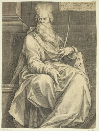 Mojžíš od Jacob Matham