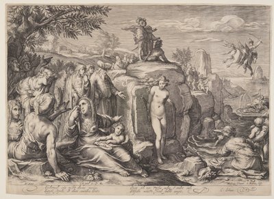 Perseus a Andromeda od Jacob Matham