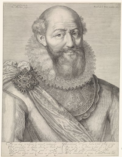 Portrét Maximiliena de Béthune od Jacob Matham