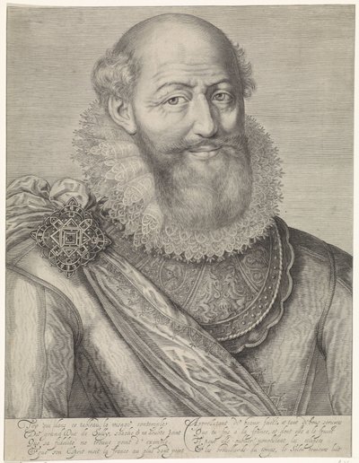 Portrét Maximiliena de Béthune od Jacob Matham