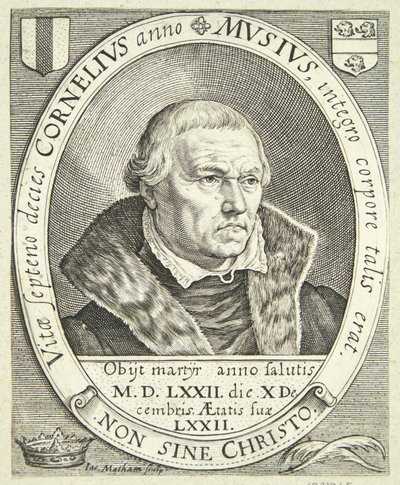 Portrét Cornelis Musius od Jacob Matham