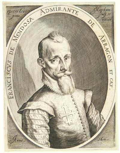 Portrét Francisca Mendozy od Jacob Matham