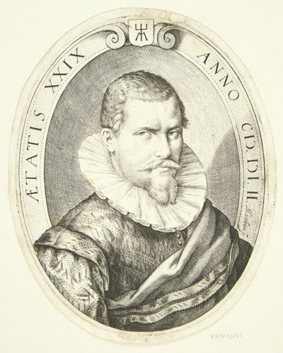 Portrét 29letého muže od Jacob Matham
