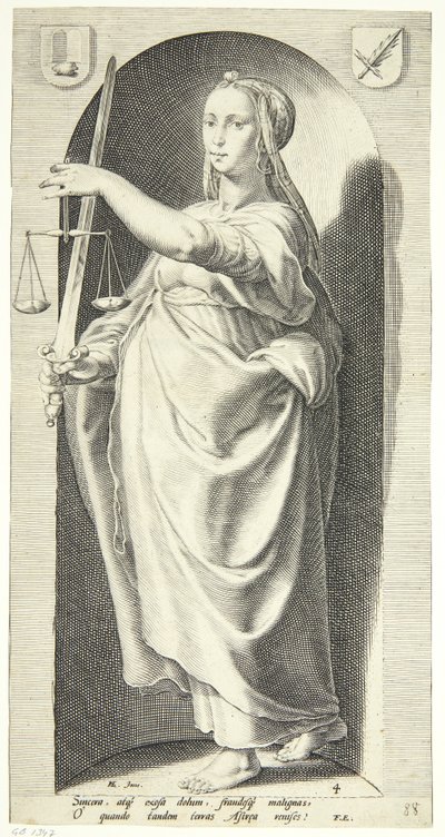 Spravedlnost od Jacob Matham