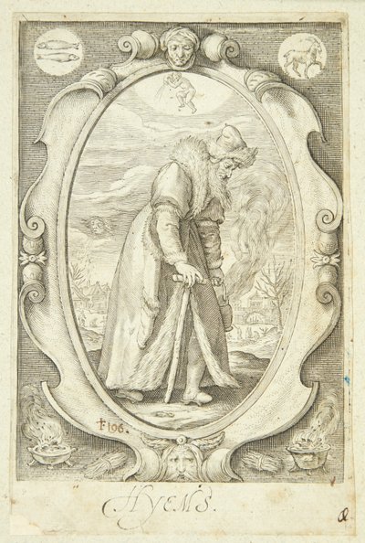 Zima od Jacob Matham
