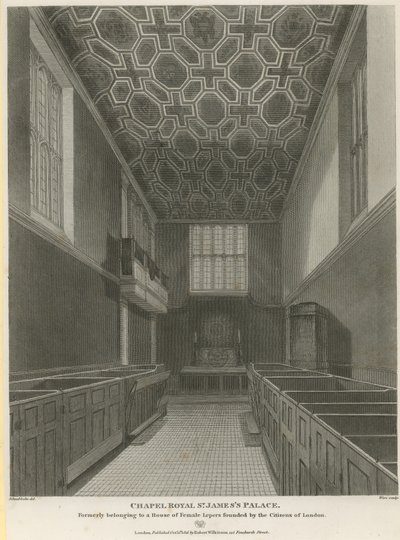Královská kaple v paláci svatého Jakuba od Jacob Schnebbelie