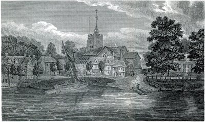 Rytina St Nicholas Church Chiswick od Schnebbelie 1807 od Jacob Schnebbelie