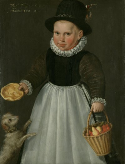 Portrét malého chlapce od Jacob Willemsz. Delff (I)