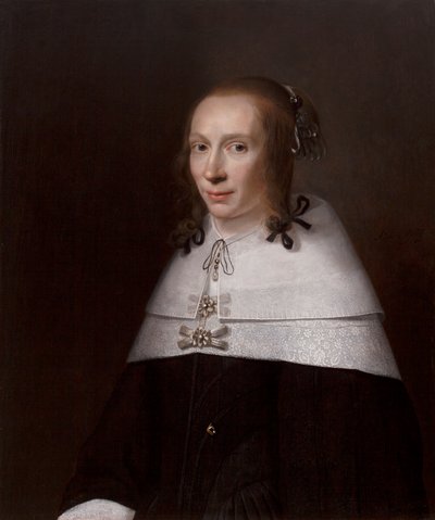 Portrét mladé ženy, 1654 od Jacob Willemsz Delff
