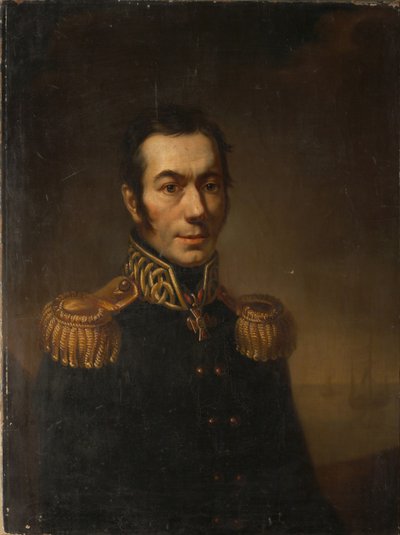 Portrét spisovatele Platona Jakovleviče Gamaleyi 1766-1817, 1821 od Jacob Zalessky