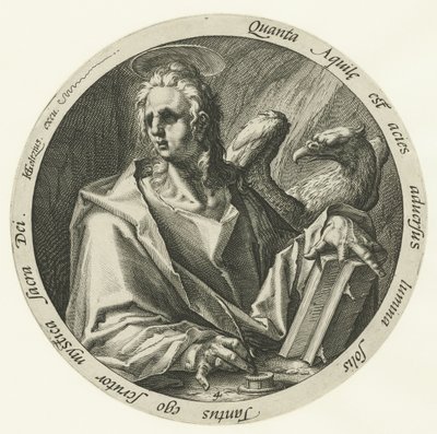 Evangelista Jan Čtyři evangelisté (název série) od Jacob de Gheyn (II) (attributed to)