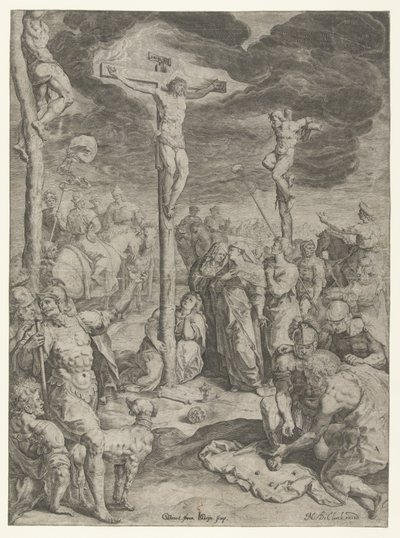 Ukřižování od Jacob de Gheyn (II)