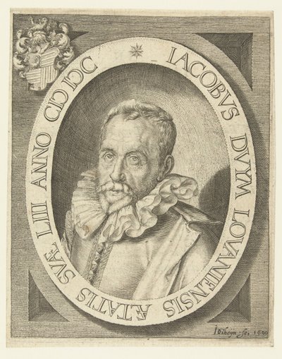 Portrét Jacobuse Duyma ve věku 53 let od Jacob de Gheyn (II)