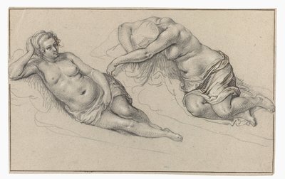 Dvě studie nahé ženy od Jacob de Gheyn (II)