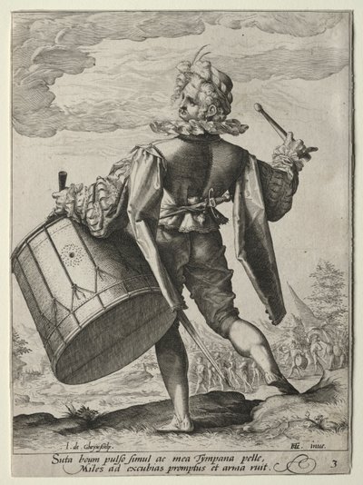 Bubeník, 1587. od Jacob de Gheyn II