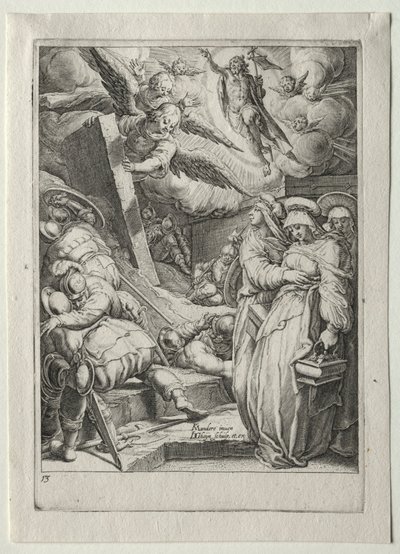Sada Passion:  Vzkříšení od Jacob de Gheyn II