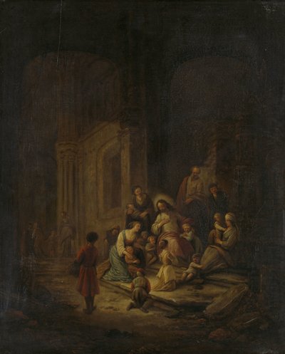 Kristus žehná malým dětem od Jacob de Wet (I)