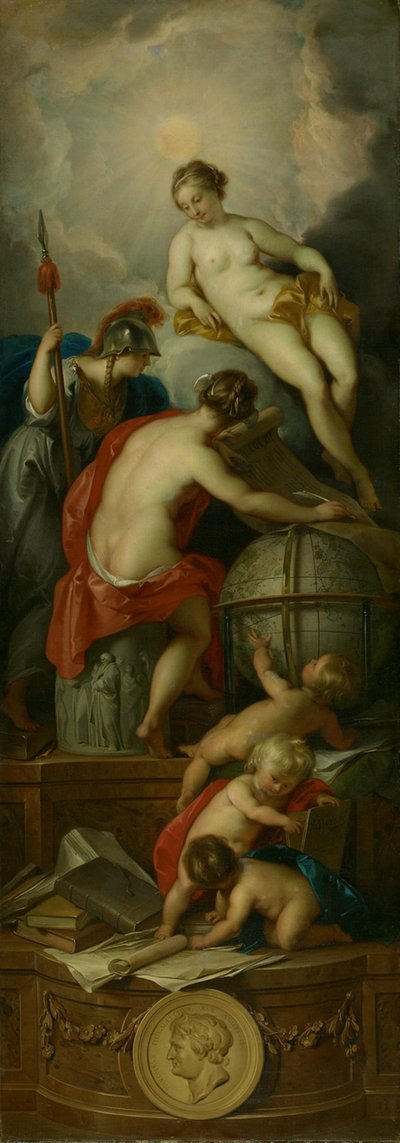 Alegorie o psaní dějin od Jacob de Wit